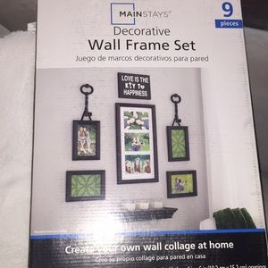 Wall frame set